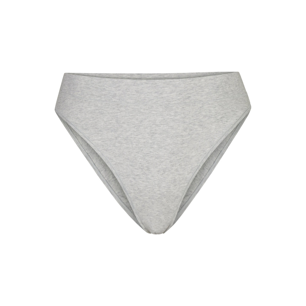 Tanga Skims COTTON JERSEY CHEEKY Grise Clair | 473YGPKSE