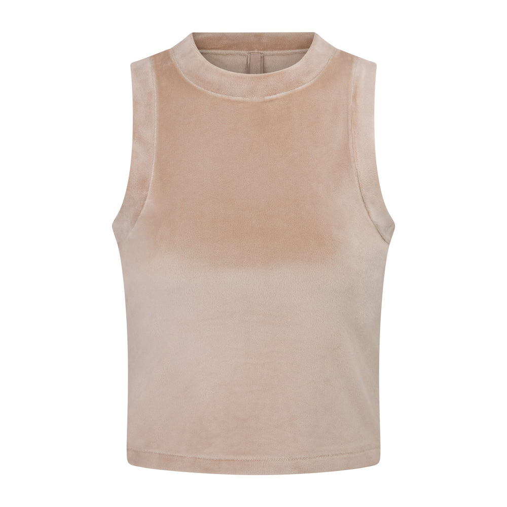 Tank Skims VELOUR CREW NECK Orange | 739QGUVKS