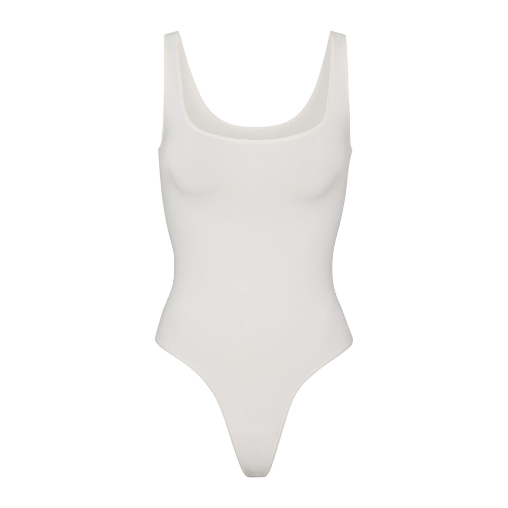 Thong Bodysuit Skims SOFT SMOOTHING Blanche | 720ATZJON