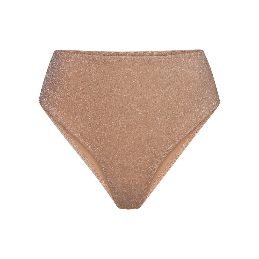 Two Pieces Skims GLITTER SWIM MID WAIST BOTTOM Abricot | 863YEVIXR