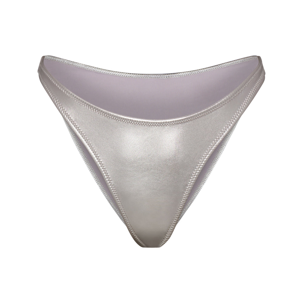 Two Pieces Skims METALLIC SWIM DIPPED MID WAIST BOTTOMS Grise | 503UJZBYF