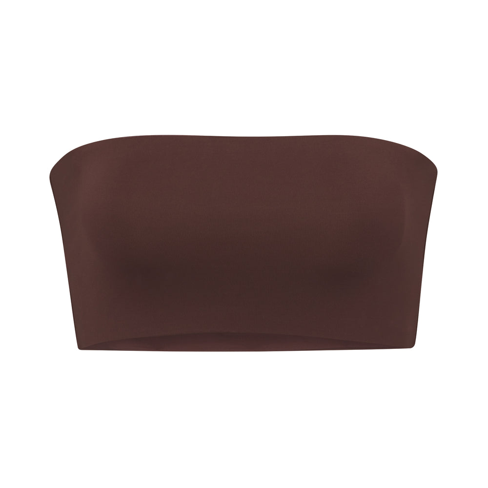 Two Pieces Skims SWIM BANDEAU BIKINI TOP Chocolat | 147SUXZHT
