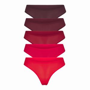 Rouge Foncé Multicolore